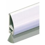 Plinthe en applique de bas de porte - support pvc / inox - 1 m - pds ellen