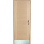 Plinthe de porte adh�sive en aluminium - argent - 250x730 mm bilcocq