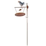 Pluviomtre oiseau bleu 36x16x137cm