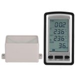 Pluviometre sans fil, station meteo, enregistreur de temperature interieure / exterieure