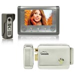 Pni interphone video avec ecran lcd silvercloud house 715 7 nuage dargent yr300