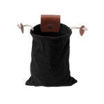 Pochette de cueillette en toile et cuir durable ¿ sac cir pour la cueillette de champignons et de fruits, ...