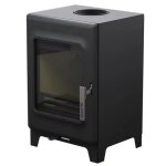 Pole  bois tanche supra thodore 4, 8 kw noir