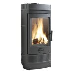 Pole  bois en fonte invicta gomont 12 kw - bches de 45 cm