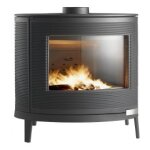 Pole  bois en fonte invicta kaori 9 kw - rdt: 75% - co: 0, 10% - bches 58 cm - fonte