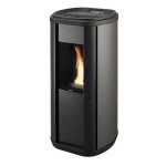 Pole a granuls de bois 5. 5kw noir / anthracite coralie5anthra
