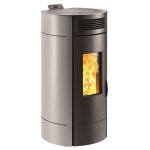 Pole  granuls de bois gris lodi 10 wifi - 9, 5 kw - trmie 16, 5 kg