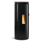 Pole  granuls pamela verre noir - lectronique 8 kw