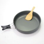 Pole portable d'extrieur 22cm, petit ustensile de cuisine de pique - nique de camping, pole antiadhsive, ...