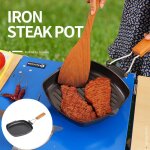 Poêle a steak portable, grill d'extérieur, barbecue, poêle a steak de poisson, poêle a frire avec poignée ... Poêle a steak portable, grill d'extérieur, barbecue, poêle a steak de poisson, poêle a frire avec poignée ...
