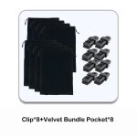 Poids pour rideaux d'extrieur, paquet de poche en velours avec clip pour fixer la nappe, drapeau de ...