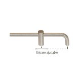 Poignée arc de diamètre 8mm entraxe 64mm - cadap - 00507 / 72s Poignée arc de diamètre 8mm entraxe 64mm - cadap - 00507 / 72s