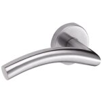 Poignes cintres sur rosaces rondes - inox 202 - lc vachette