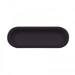 Poign�e cuvette - plastique - noir - 82x29 mm cadap