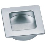 Poign�e cuvette zamak carr�e chrom�e mat - cadap - 00369 / 37s