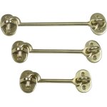 Poigne dore en laiton pour contreventfermeture de scurit de type crochetrsistant  l'oxydation et ...