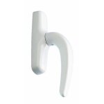 Poign�e de fen�tre - 1 fourche - blanc - nefer fapim