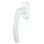 Poigne de fentre aluminium blanc - oscillo battant - recoupable cadap