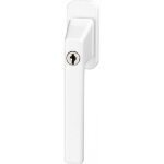Poign�e de fen�tre blanche � cl� fg120 pour oscillo - battant abus