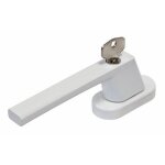 Poign�e de fen�tre � condamnation - ouvrant � la fran�aise - blanc - fg110 abus