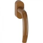 Poign�e fen�tre oscillo - atlanta secustik - c7 32 � 42 mm - gris clair hoppe