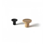 Poign�e de meuble - bouton en bois forest 901 - naturel - d30 h25 estamp