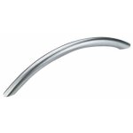 Poign�es de meuble courbes - diam�tre 10 mm - e 96 mm - chrom� mat cadap