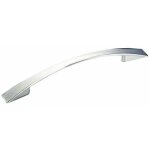 Poign�e de meuble courbe �trier - e 128mm - chrom� mat cadap