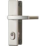 Poignée de porte blindée 52 / 72mm argent Poignée de porte blindée 52 / 72mm argent