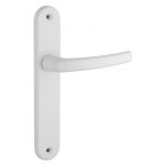 Poign�e de porte int�rieure sultane sans trou bdc blanc 990400 thirard