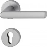 Poign�es de porte sur rosaces hambourg - finition inox - cl� i hoppe