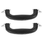 Poignee de rechange pour etui de guitare, prise confortable, rectangulaire, durable, 2 pieces