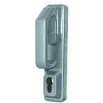 Poign�e rotative pour serrure antipanique - pr2e gris aluminium m�tallis� jpm