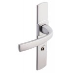 Poign�es sur plaques bec de cane - platine - muze vachette
