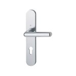 Poign�es sur plaques cl� i - aluminium argent - cortina hoppe