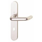 Poign�es sur plaques condamnation � voyant - alu argent - paris hoppe