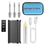 Pointe de fer a souder portable, chargement usb, interface 510, stylo de soudage portable sans fil, affichage ...