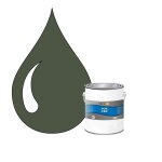 Pok fer gris : peinture de finition antirouille laque semi - brillante mtaux ferreux - 1l - ral 7009 ...