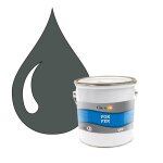 Pok fer gris : peinture de finition antirouille laque semi - brillante mtaux ferreux - 2, 5l - ral 7012 ...
