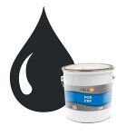 Pok fer gris : peinture de finition antirouille laque semi - brillante mtaux ferreux - 2, 5l - ral 7021 ...