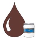 Pok fer marron : peinture de finition antirouille laque semi - brillante m�taux ferreux - 1l - ral 8015 ...
