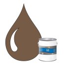 Pok fer marron : peinture de finition antirouille laque semi - brillante m�taux ferreux - 1l - ral 8025 ...