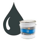 Pok fer vert : peinture de finition antirouille laque semi - brillante m�taux ferreux - 2, 5l - ral 6012 ...