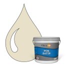 Pok satin : peinture satin lessivable vanille 25m - 2, 5l