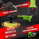 Polisseuse sans fil 20v livre sans batterie