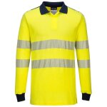 Polo haute visibilit� ignifug� couleur : jaune / marine taille xxl - portwest