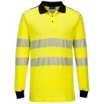 Polo haute visibilit� ignifug� couleur : jaune / noir taille xxl - portwest