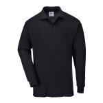 Polo de travail manches longues portwest noir l Polo de travail manches longues portwest noir l
