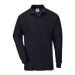 Polo de travail manches longues portwest noir m Polo de travail manches longues portwest noir m