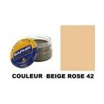 Pommadier cr�me surfine cirage cuir pot 50ml beige rose saphir